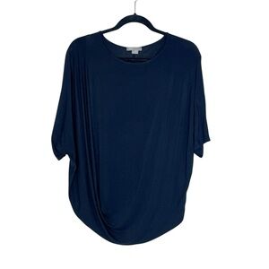 Vince. Drape Hem Slouchy black top size Small